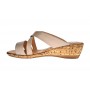 Papuci dama de vara cu platforme de 5 cm, din piele naturala, PAP5BEJBOX